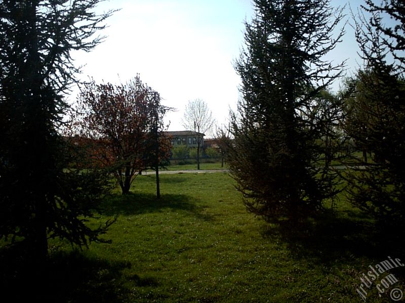 View of Botanical Park in Bursa city of Turkey.
