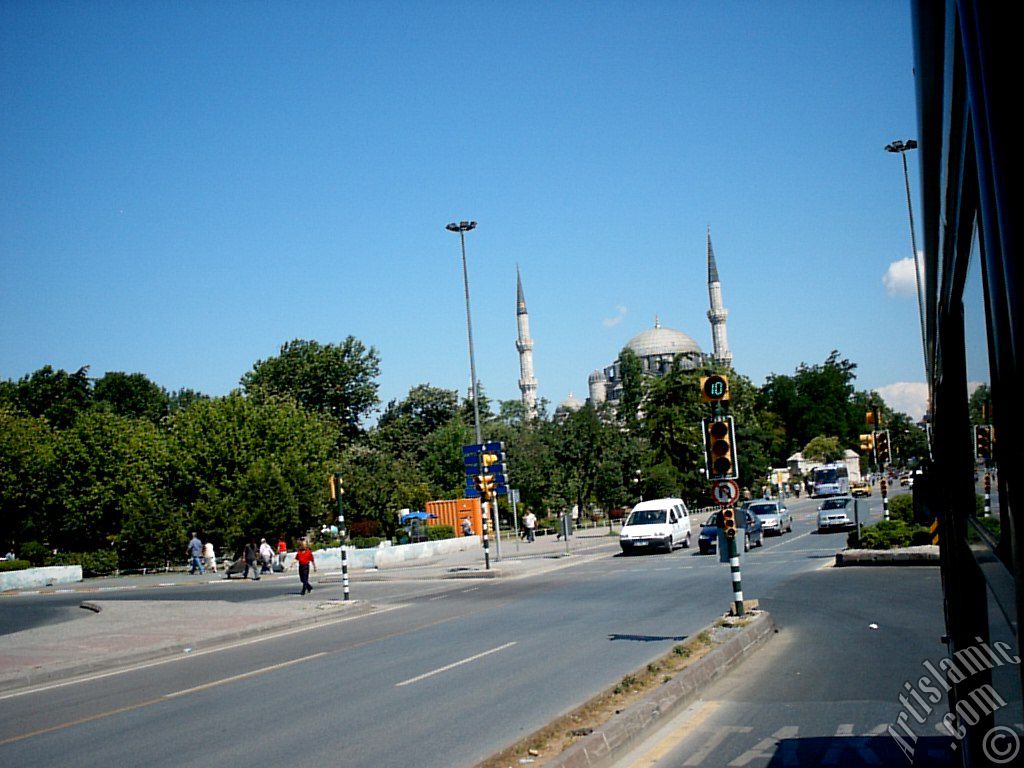 Sehzade Mosque made by Architect Sinan in Fatih district in Istanbul city of Turkey.
